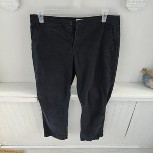 St John's Bay women's dress pants Plus Size 14P Black pre owned